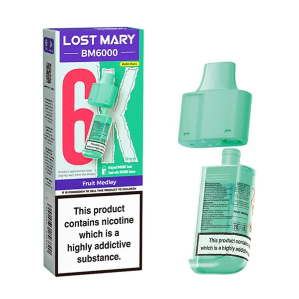 Fruit Medley Lost Mary BM6000 Prefilled Vape Pods - Ape Vapes