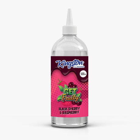 Get Fruity - Black Cherry & Raspberry 500ml Shortfill by Kingston - Ape Vapes