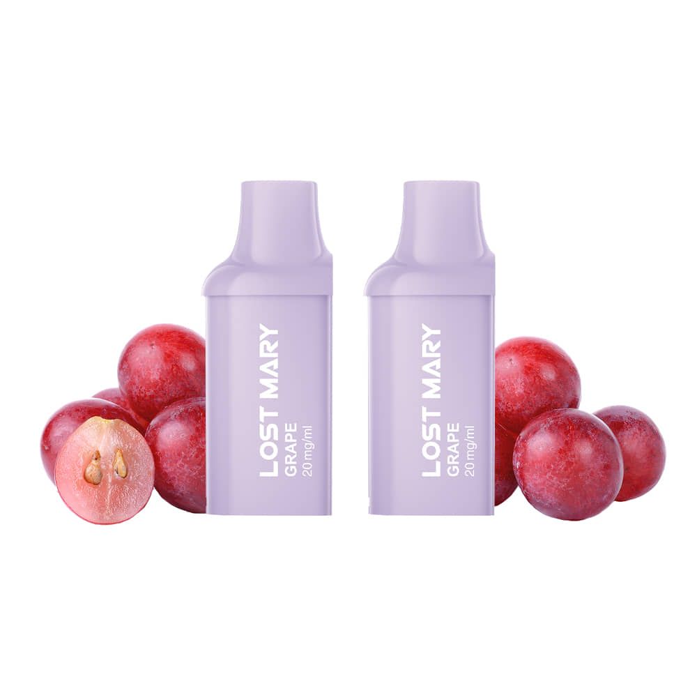 Grape BM600 Prefilled Pods 2 Pack by Lost Mary - Ape Vapes