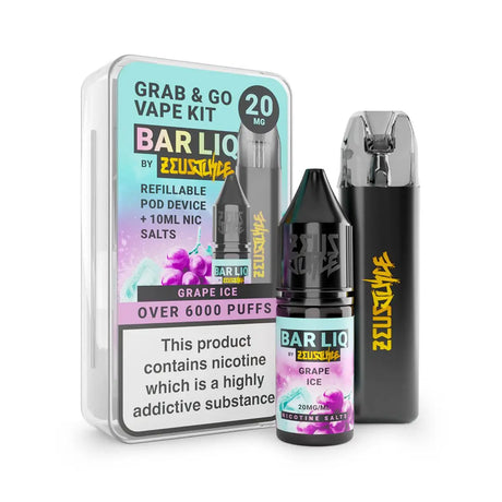 Grape Ice Grab And Go Kit By Zeus Juice - Ape Vapes