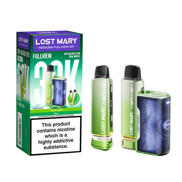 Green Edition Nera 30k Prefilled Kit Lost Mary -Ape Vapes