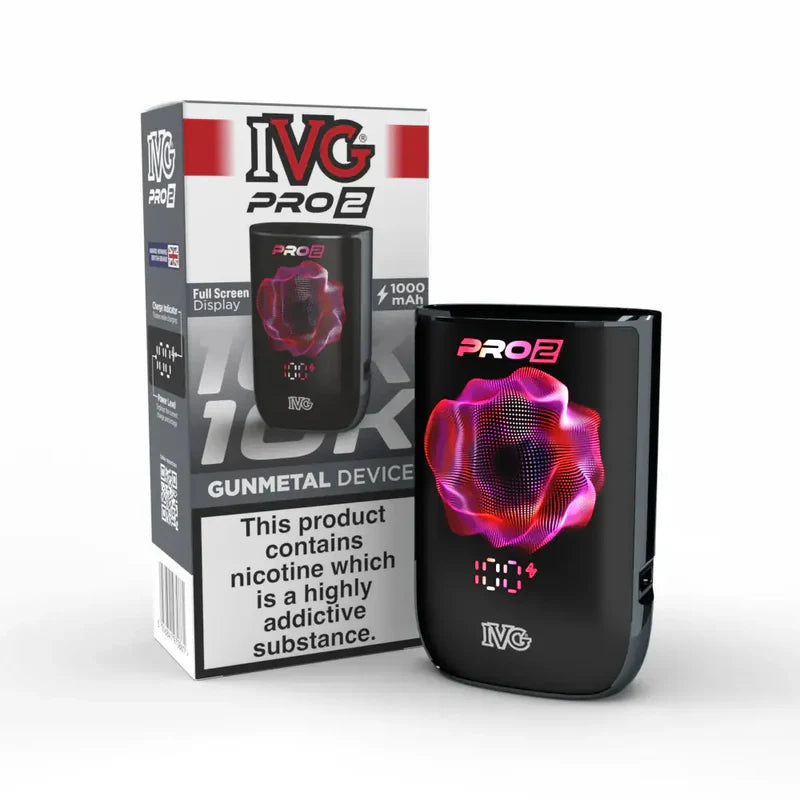Gunmetal IVG Pro 2 Pod Kit (Device Only) - Ape Vapes
