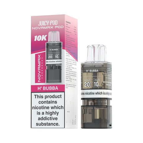 H' Bubba Juicy Pod NOVAMAX 10k Prefilled Pod - Ape Vapes