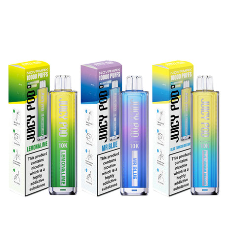 Juicy Pod NOVAMAX 10k Disposable Vape Kit - Ape Vapes