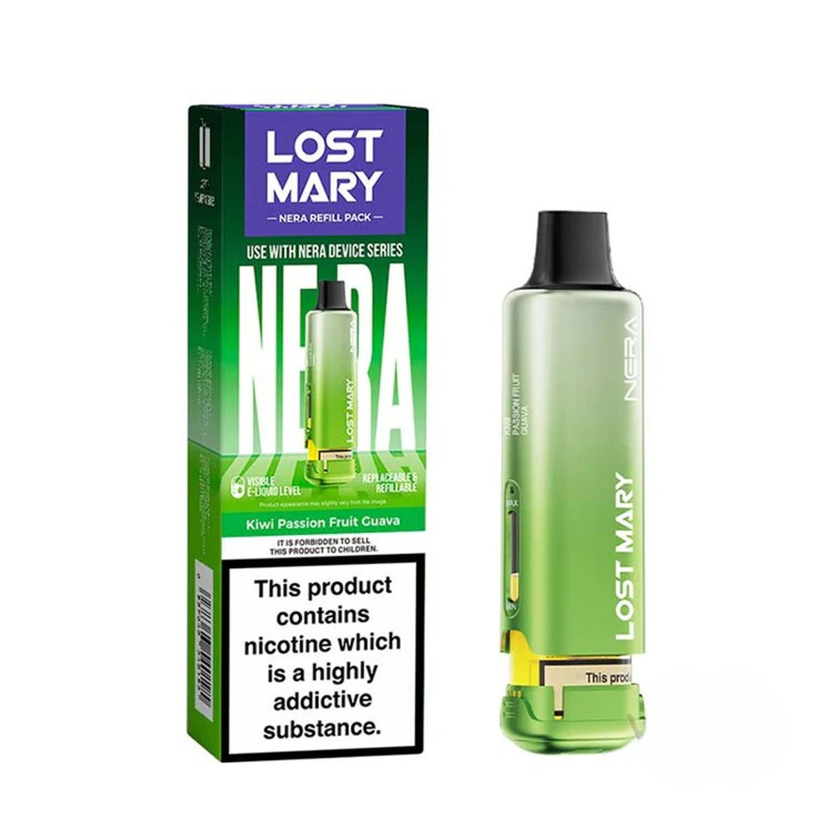 Kiwi Passionfruit Guava Nera 15k Refill Pack Lost Mary - Ape Vapes