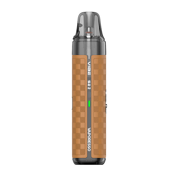 Leather Brown Vibe SE 2 Pod Kit by Vaporesso - Ape Vapes