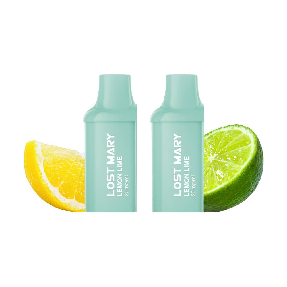 Lemon Lime BM600 Prefilled Pods 2 Pack by Lost Mary - Ape Vapes