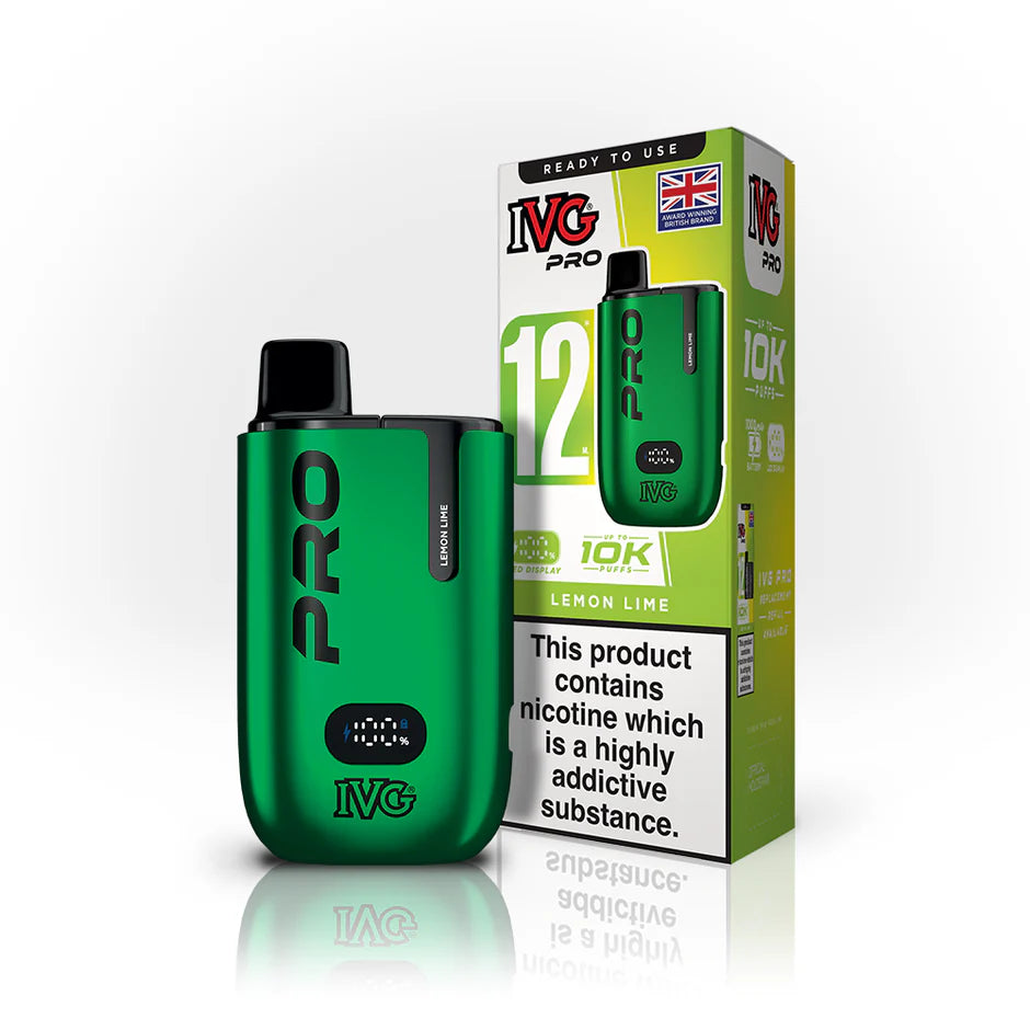Lemon Lime IVG Pro 12 Prefilled Pod Kit by IVG - Ape Vapes