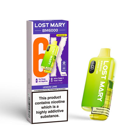 Lemon Lime Lost Mary BM6000 Prefilled Pod Kit - Ape Vapes