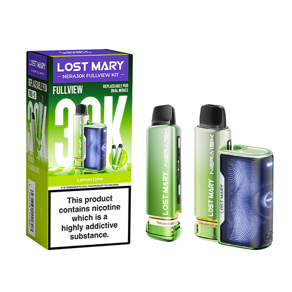 Lemon Lime Nera 30k Prefilled Kit Lost Mary - Ape Vapes