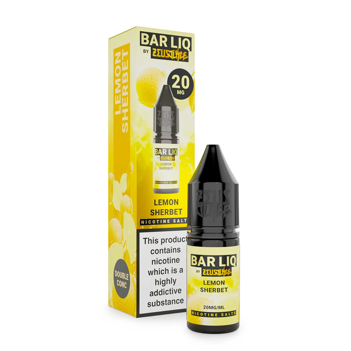 Lemon Sherbet Nic Salt by Bar Liq Zeus Juice - Ape Vapes