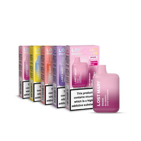 Lost Mary 600 Prefilled Pod Vape KIt Group Photo - Ape vapes