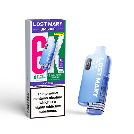 Mad Blue Lost Mary BM6000 Prefilled Pod Kit - Ape Vapes