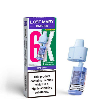 Mad Blue Lost Mary BM6000 Prefilled Vape Pods - Ape Vapes