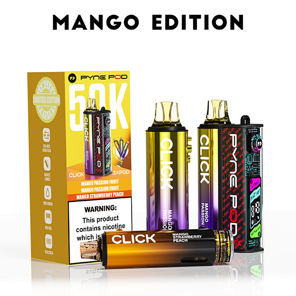 Mango Edition Pyne Pod Click 50K Vape Kit - Ape Vapes