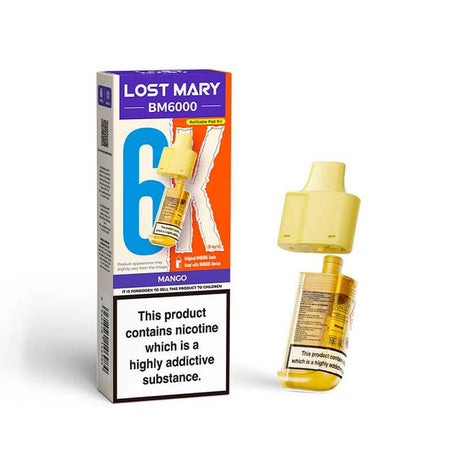 Mango Lost Mary BM6000 Prefilled Vape Pods - Ape Vapes