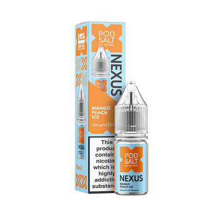 Mango Peach Ice 10ml Nic Salt - Nexus by Pod Salt - Ape Vapes