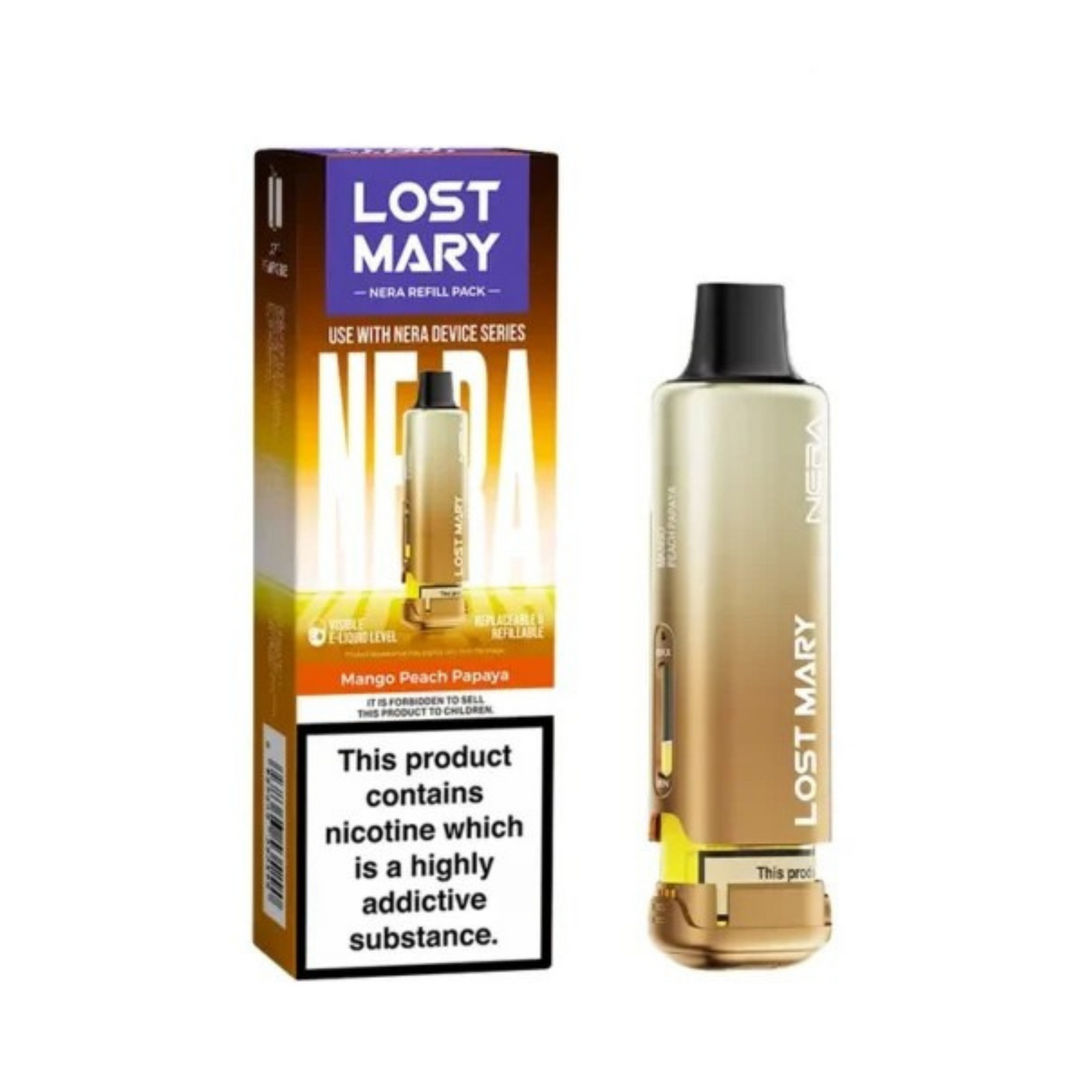 Mango Peach Papaya Nera 15k Refill Pack Lost Mary - Ape Vapes