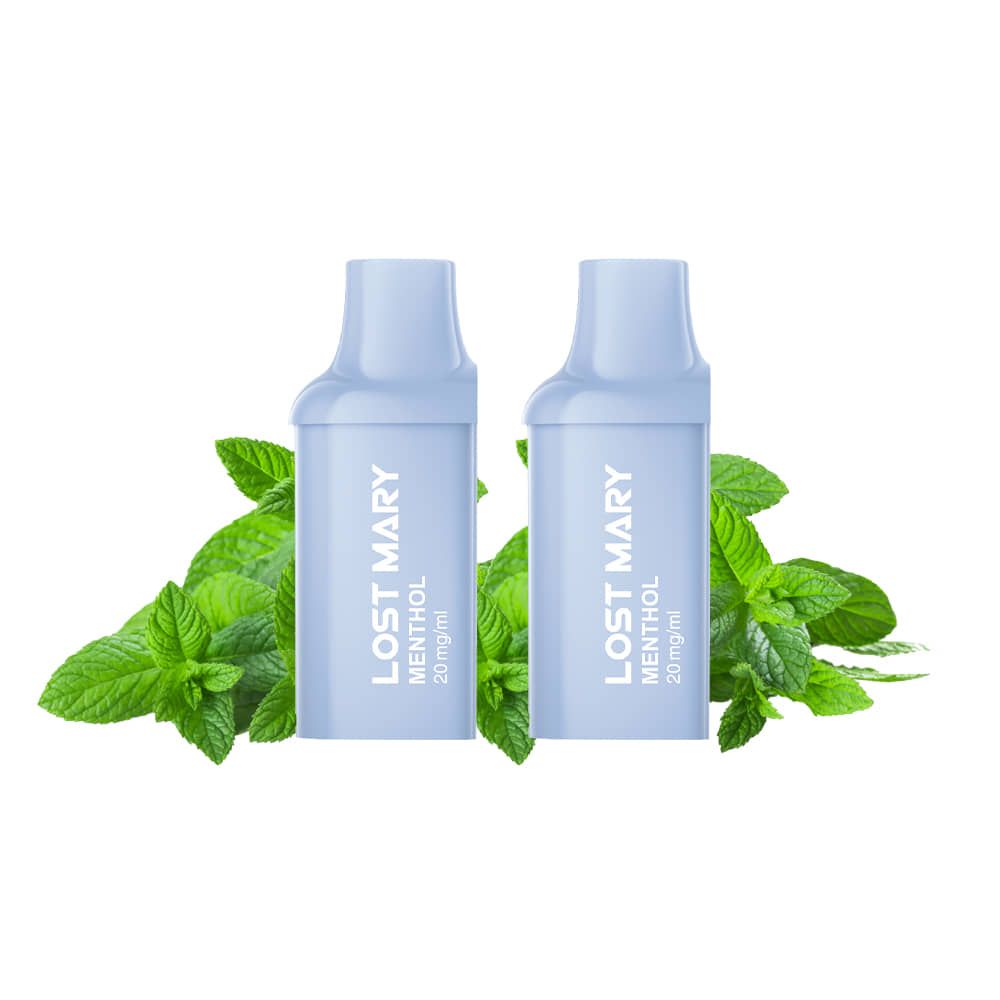 Menthol BM600 Prefilled Pods 2 Pack by Lost Mary - Ape Vapes