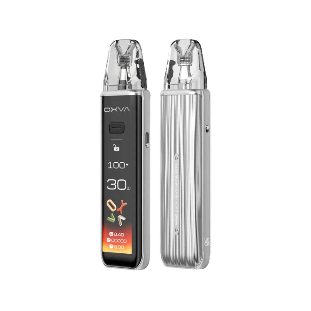 Metal Silver Xlim 3 Ultra Pod Kit by OXVA - Ape Vapes