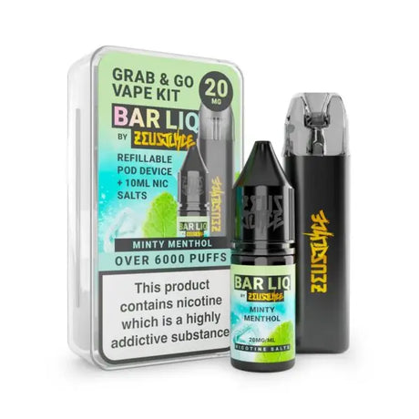 Minty Menthol Grab And Go Kit By Zeus Juice - Ape Vapes