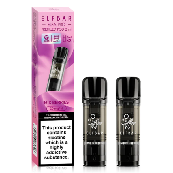 Mixed Berries Elfa Pro Pre-Filled Pods (2 Pack) - Ape Vapes