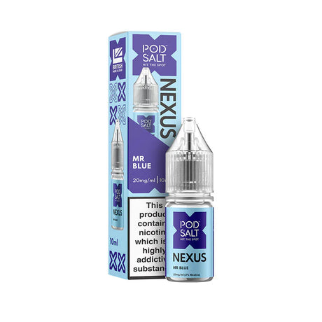 Mr Blue 10ml Nic Salt - Nexus by Pod Salt - Ape Vapes