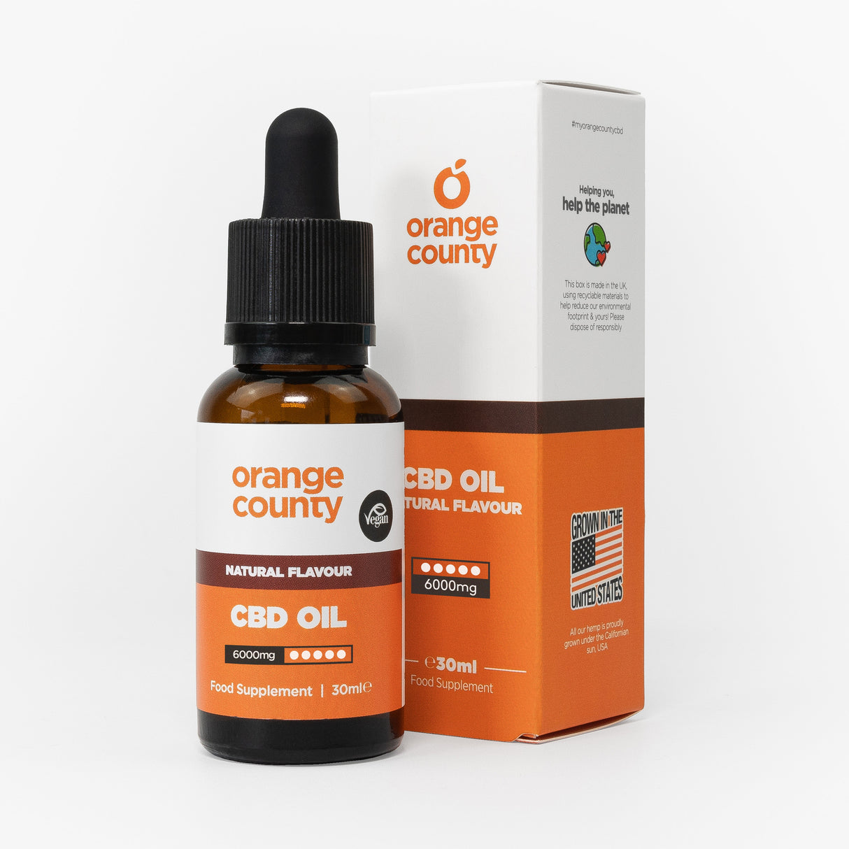 6000mg CBD Oil (30ml) by Orange County