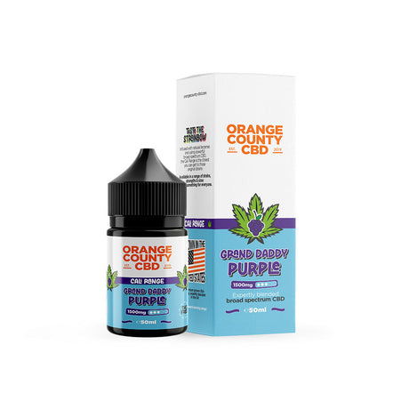 GRAND DADDY PURPLE CBD E-LIQUID BY ORANGE COUNTY - Ape Vapes