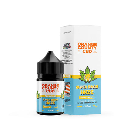 SUPER LEMON HAZE CBD E-LIQUID BY ORANGE COUNTY - Ape Vapes
