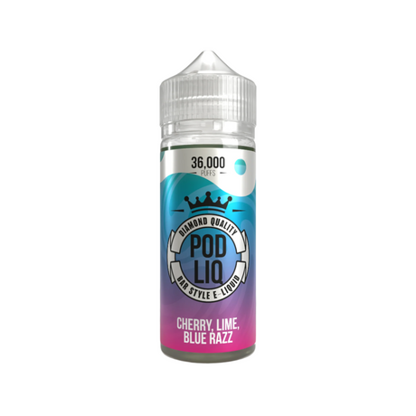 Cherry, Lime & Blue Razz 100ml Shortfill - Pod Liq by Riot - Ape Vapes