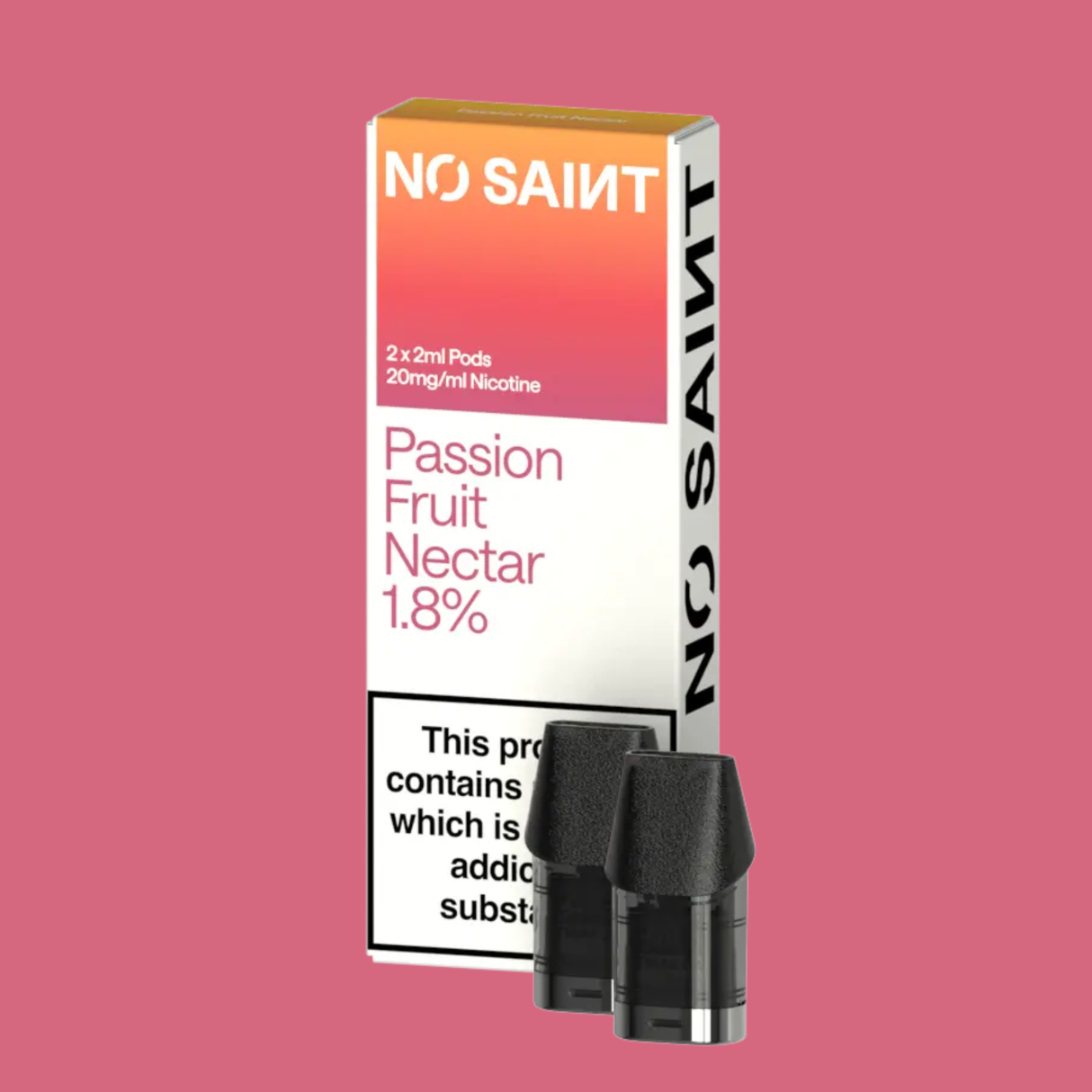 Passion Fruit Nectar No Saint Prefilled Replacement Pods (2 Pack) - Ape Vapes
