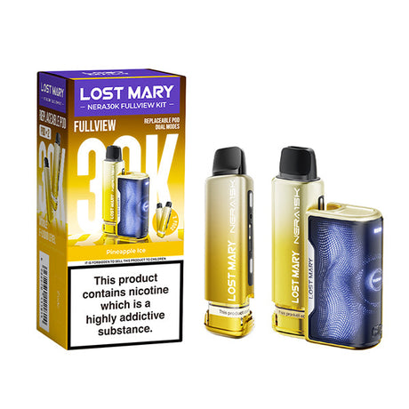 Pineapple Ice Nera 30k Prefilled Kit Lost Mary -Ape Vapes