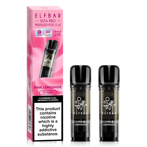 Pink Lemonade Elfa Pro Pre-Filled Pods (2 Pack) - Ape Vapes