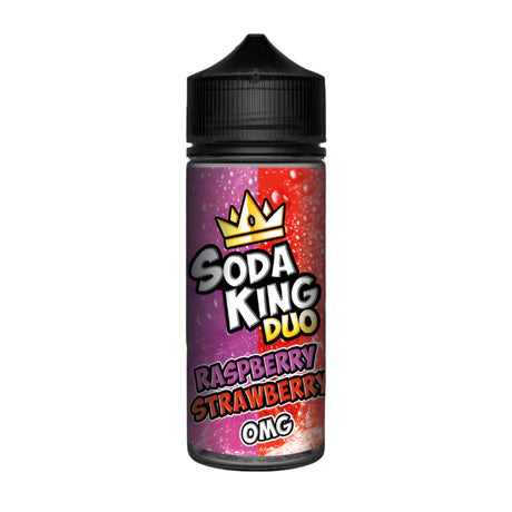 Raspberry Strawberry 100ml Shortfill by Soda King Duo - Ape Vapes