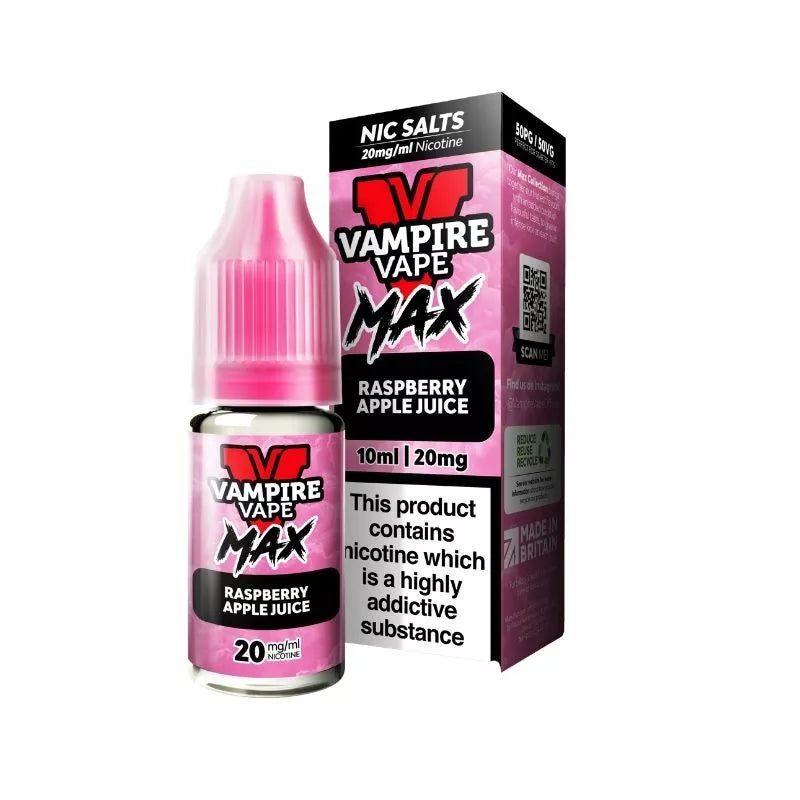 Raspberry Apple Juice Nic Salt by Vampire Vape Max - Ape Vapes