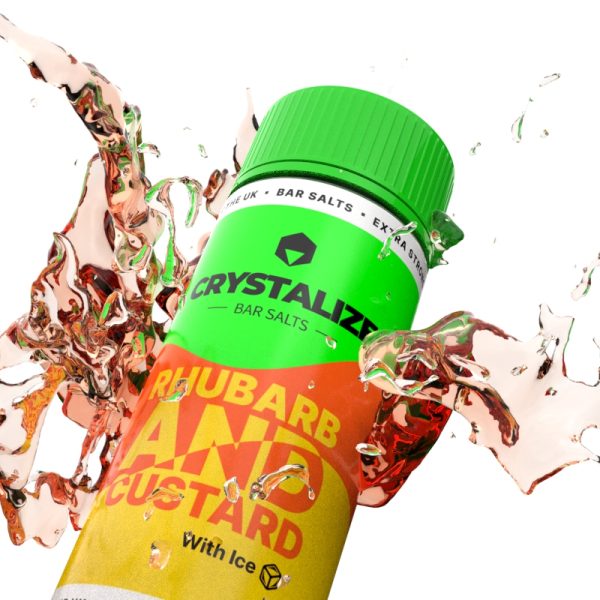 Rhubarb & Custard 120ml Longfill by Crystalize - Ape Vapes