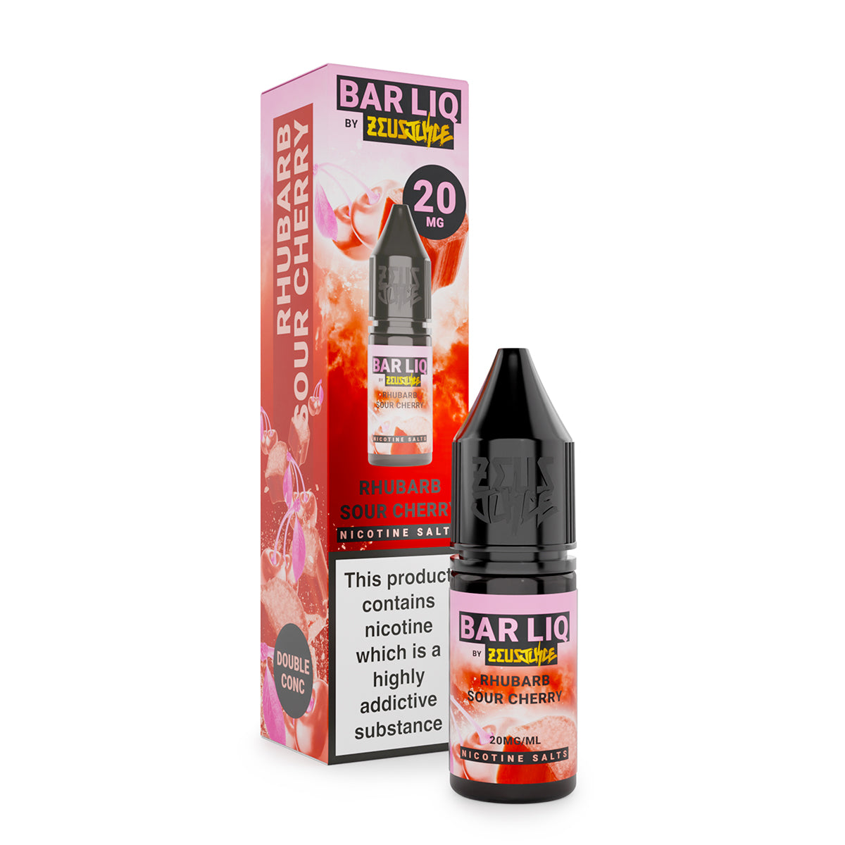 Rhubarb Sour Cherry Nic Salt by Bar Liq Zeus Juice - Ape Vapes