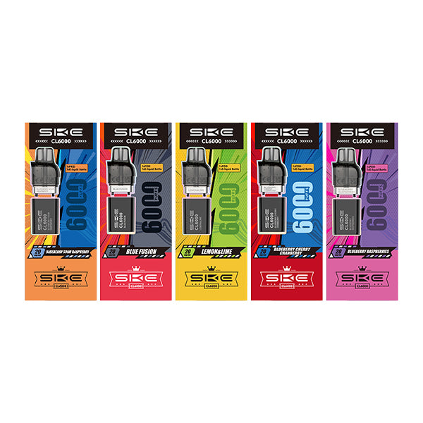 SKE Crystal CL6000 Pre-Filled Replacement Pods - Ape Vapes