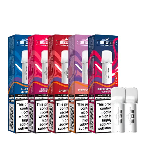 SKE Crystal Pro 600 Prefilled Pods Group Image - Ape Vapes