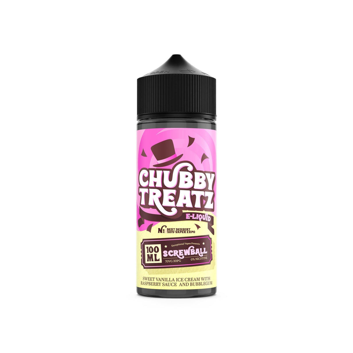 Screwball 100ml & 200ml Shortfill by Chubby Treatz - Ape Vapes