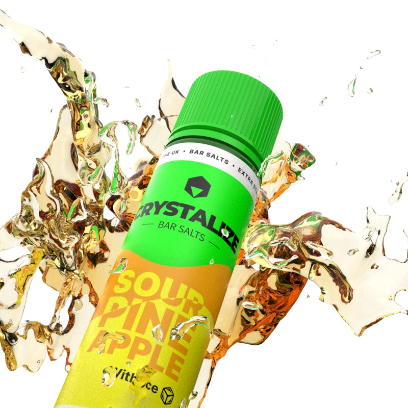 Sour Pineapple Ice 60ml Longfill by Crystalize - Ape Vapes