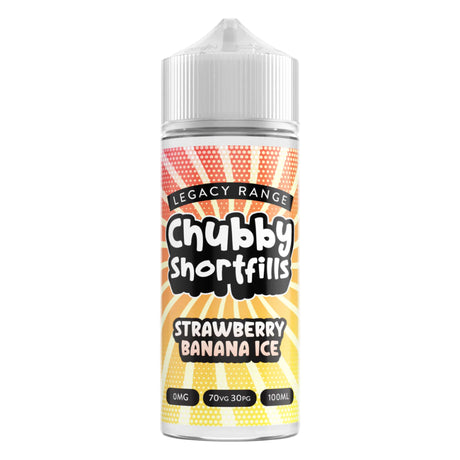 Strawberry Banana 100ml Shortfill by Chubby Shortfill Legacy Range - Ape Vapes