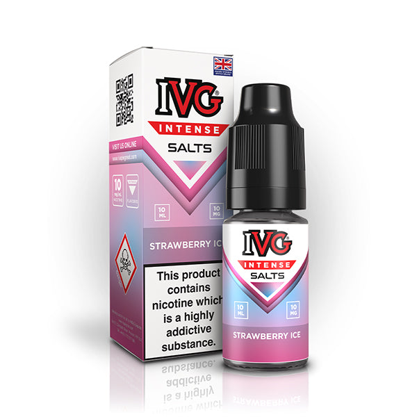 Strawberry Ice 10ml Nic Salt by IVG Intense - Ape Vapes