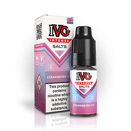 Strawberry Ice 10ml Nic Salt by IVG Intense - Ape Vapes