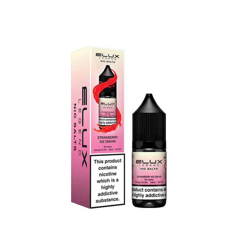 Strawberry Ice Cream Nic Salt by Elux Legend - Ape Vapes