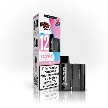 Strawberry Ice IVG Pro 12 Replacement Prefilled Pod by IVG - Ape Vapes