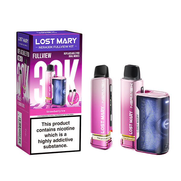 Strawberry Ice Nera 30k Prefilled Kit Lost Mary -Ape Vapes