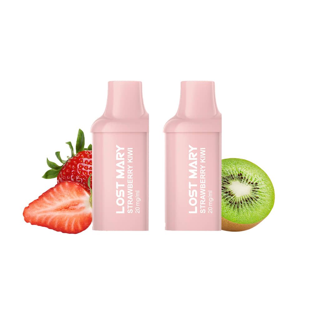 Strawberry Kiwi BM600 Prefilled Pods 2 Pack by Lost Mary - Ape Vapes