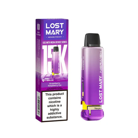 Strawberry Raspberry Ice Nera 15k Refill Pack Lost Mary - Ape Vapes